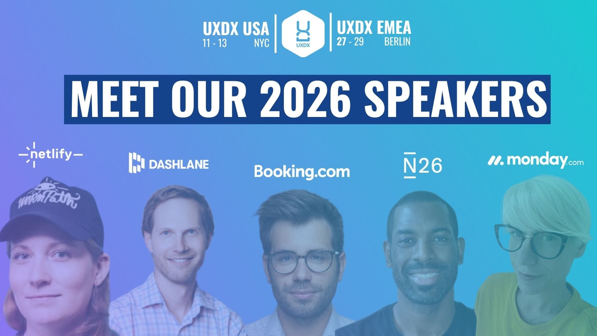 The UXDX 2026 Speaker Lineup Is Here (January Edition)