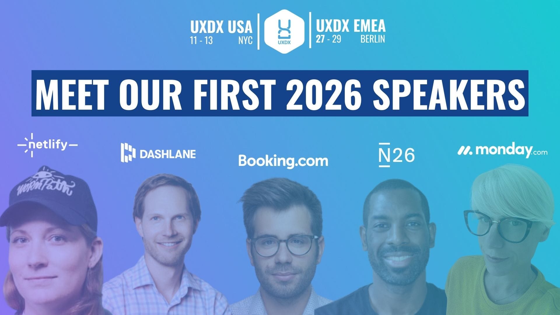 The UXDX 2026 Speaker Lineup Is Here (January Edition)
