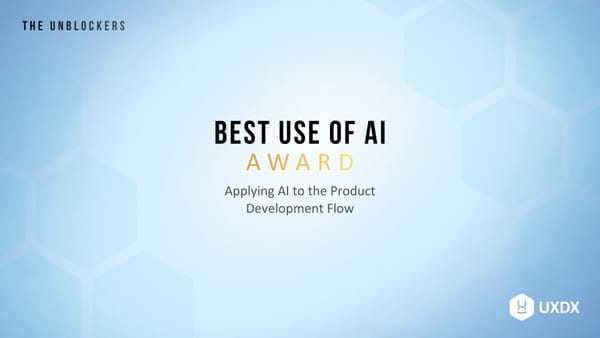 Best use of AI Finalists: Three Teams Integrating AI